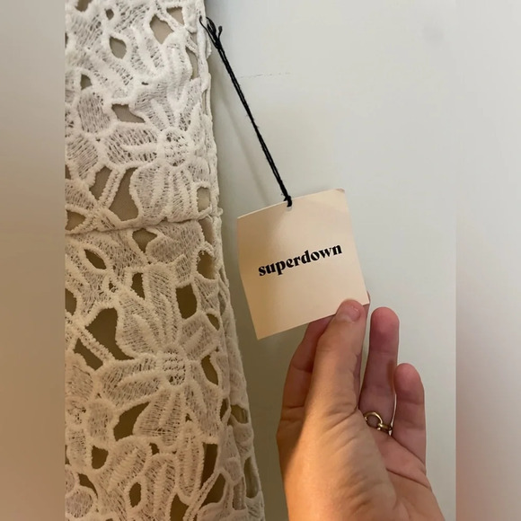 NWT Revolve superdown Shannan Lace Mini Dress, Size Small - Picture 6 of 9